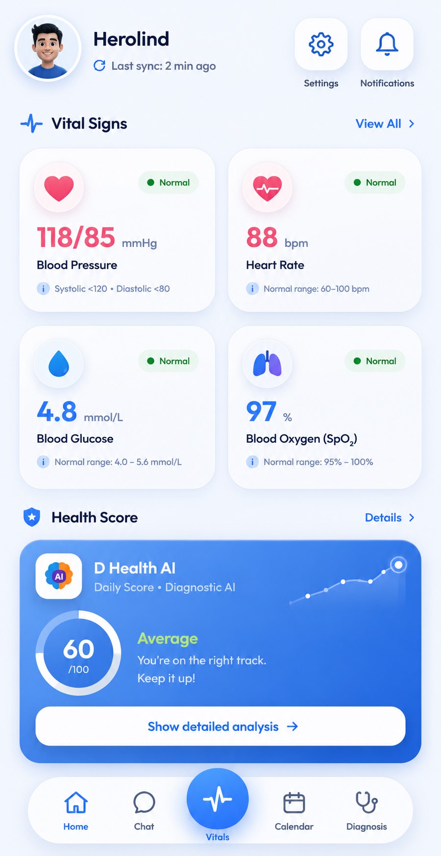 D Health app